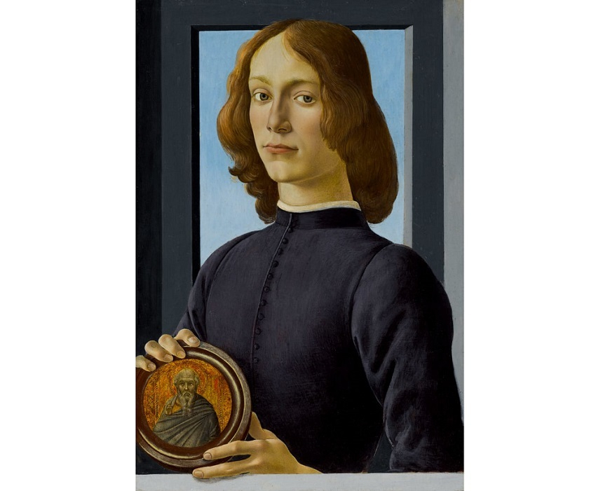 „Portrait of a Youth Holding a Roundel” al lui Sandro Botticelli a fost adjudecat la 92,2 milioane de dolari