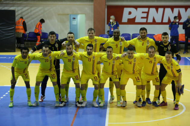 Futsal: România-Serbia, scor 2-2, în debutul preliminariilor EURO 2022