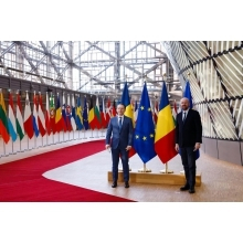 Premierul Florin Cîţu, întâlnire cu preşedintele Consiliului European, Charles Michel