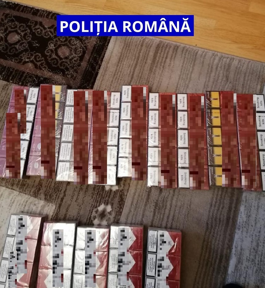 Poliţia Română: 15 persoane, reţinute pentru 24 de ore în dosarul de contrabandă în care s-au făcut 85 de percheziţii în şapte judeţe