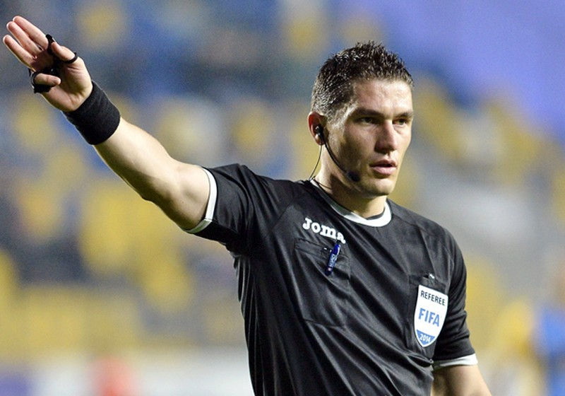 István Kovács arbitrează meciul Braga – AS Roma, din 16-imile Ligii Europa