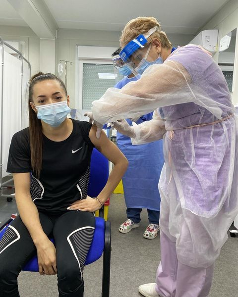 Larisa Iordache s-a vaccinat anti-Covid-19 – FOTO