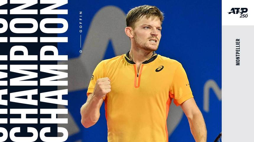 David Goffin a câştigat turneul de la Montpellier, al cincilea său trofeu ATP