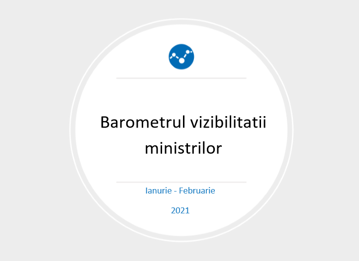 Barometrul vizibilităţii miniştrilor – În ianuarie şi februarie, primele cinci locuri în topul vizibilităţii sunt ocupate de prim-ministrul Florin Cîţu şi de Vlad Voiculescu, Sorin Cîmpeanu, Raluca Turcan şi Dan Barna