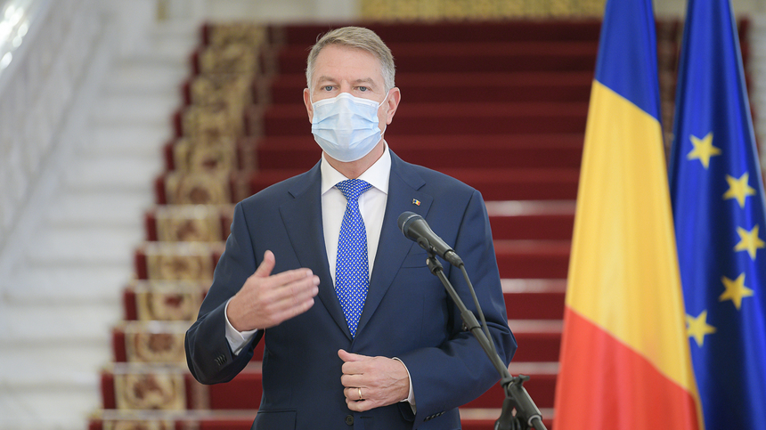 Klaus Iohannis susţine luni, de la 18.00, o declaraţie de presă la Cotroceni