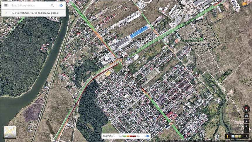 Circulaţie îngreunată pe timpul nopţii pe Centura Capitalei, în zona Pasajului Mogoşoaia, din cauza unor lucrări