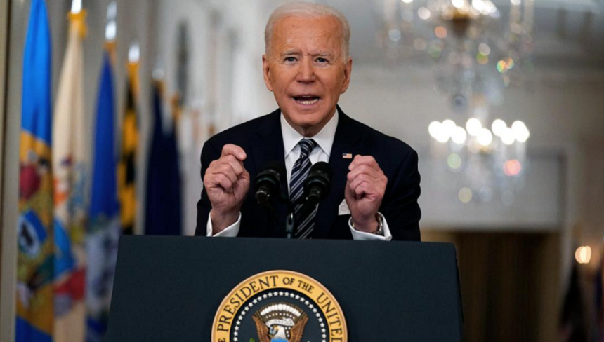 Biden vrea o întoarcere la normal de Ziua Independenţei, la 4 iulie şi îndeamnă toţi adulţii să se vaccineze împotriva covid-19 până la 1 mai; obiectivul administrării a 100 de milioane de doze de vaccin în primele 100 de zile de mandat urmează să fie atins în a 60-a zi