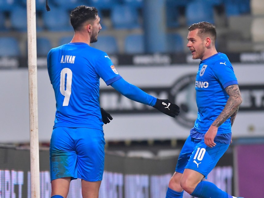 Universitatea Craiova a învins în deplasare Gaz Metan Mediaş, scor 2-0, în Liga I