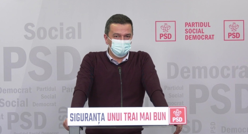 Grindeanu: România nu-şi mai poate permite la nesfârşit această alba-neagra în care Orban şi Cîţu sunt feţele aceluiaşi cartofor politic, dispus să joace poker cu vieţile a mii de români