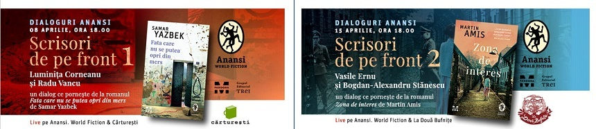 Dialoguri despre literatură şi război inspirate de romane traduse în colecţia Anansi a editurii Pandora M