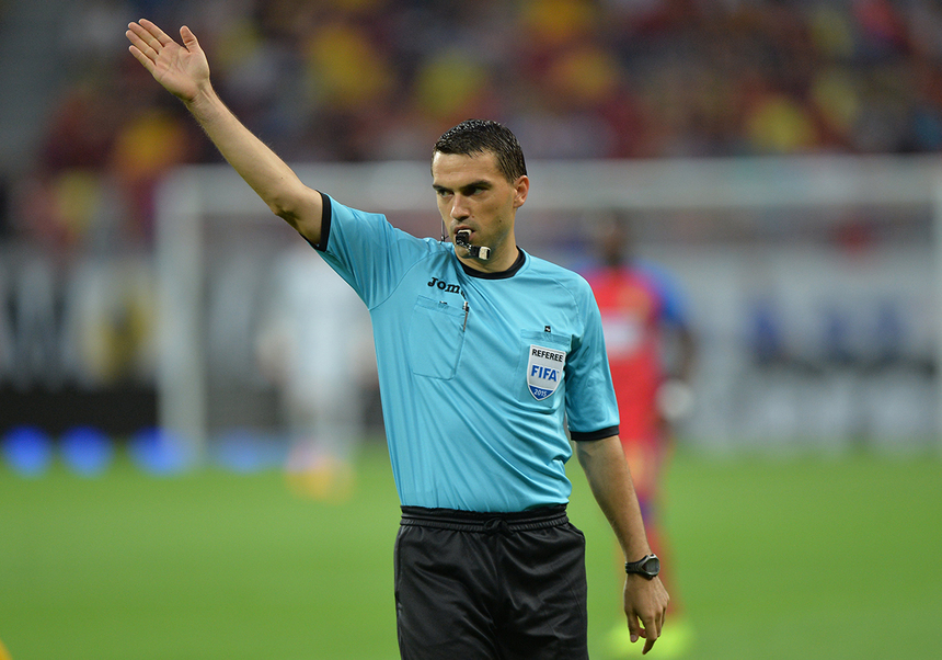 Ovidiu Haţegan arbitrează meciul Universitatea Craiova – CFR Cluj, de duminică, din Liga I