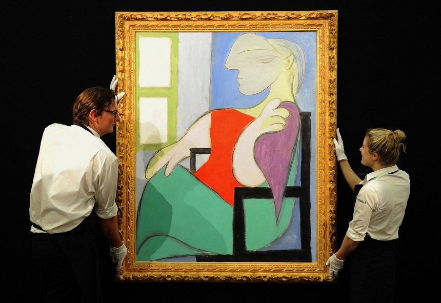 Un portret realizat de Pablo Picasso muzei şi amantei Marie-Thérèse Walter, de vânzare la Christie’s