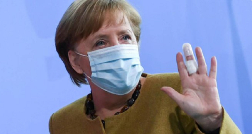 Angela Merkel, vaccinată cu prima doză de vaccin împotriva covid-19 AstraZeneca-Oxford