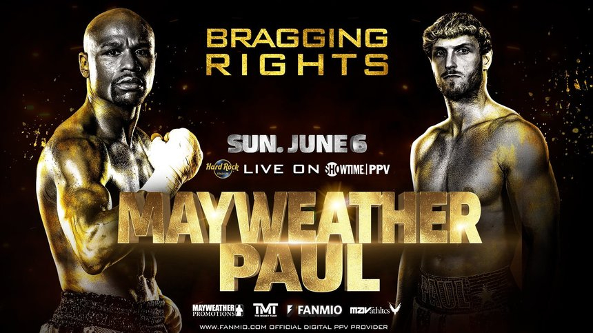 Meciul demonstrativ Floyd Mayweather – Logan Paul va avea loc la 6 iunie