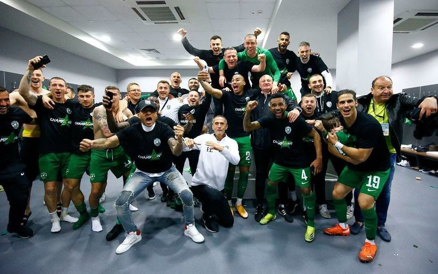 Keşeru a marcat un gol în meciul care i-a adus echipei Ludogoreţ al zecele titlu consecutiv în Bulgaria