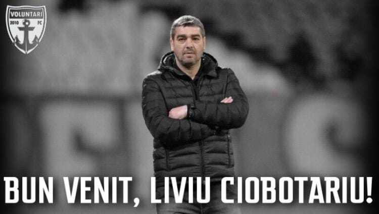 Liviu Ciobotariu este noul antrenor al echipei FC Voluntari