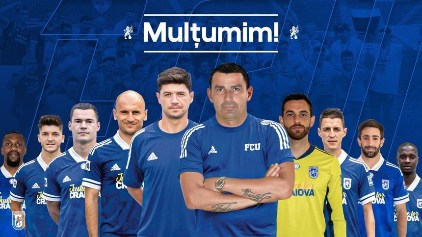 Trică a fost dat afară de la FC U Craiova după promovarea echipei