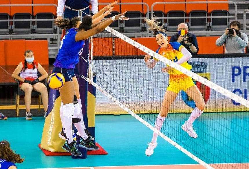 România – Spania, scor 2-3, în Golden League la volei feminin, în grupa de la BT Arena