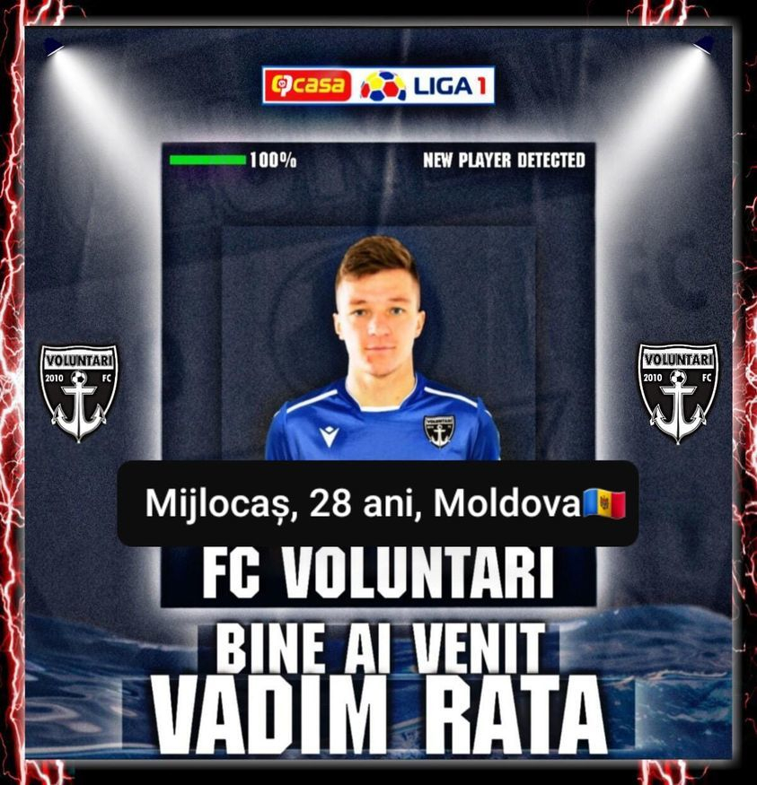 Vadim Raţă, la FC Voluntari