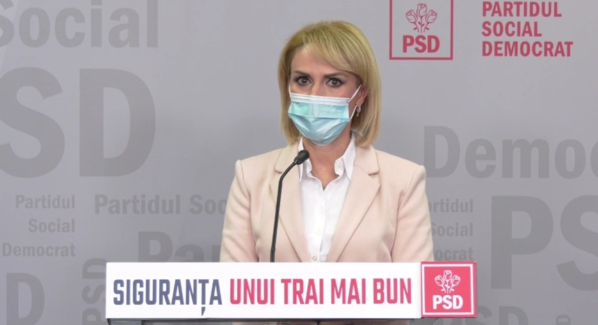 Firea: Nu vom vota un Guvern care să includă PNL. Îmi doresc să se respecte realitatea izvorât prin vot şi anume premier Alexandru Rafila şi în jurul domniei sale să fie realizată guvernarea, chiar şi în minoritate în Parlament