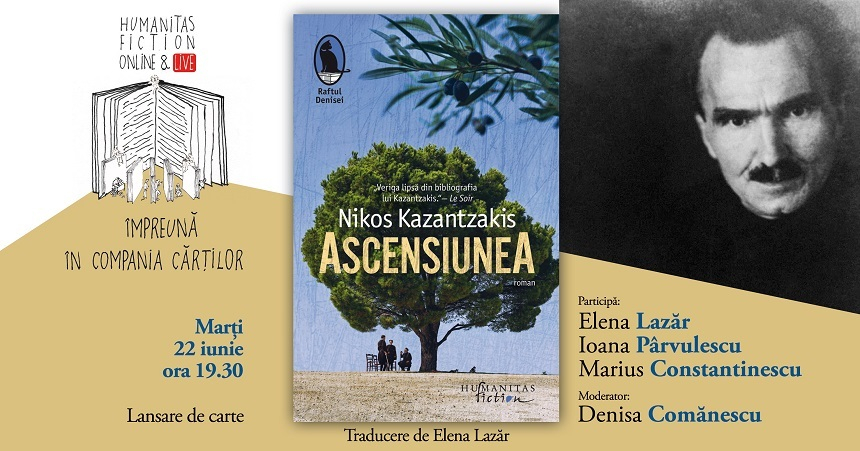 „Ascensiunea” de Nikos Kazantzakis, roman nepublicat până în ianuarie 2021, a fost lansat în limba română