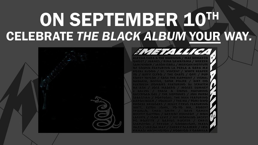 Metallica va sărbători în septembrie 30 de ani de la apariţia faimosului „The Black Album” cu două lansări