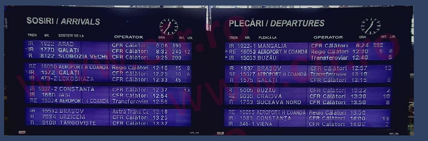 Trafic feroviar îngreunat în unele zone, din cauza furtunilor. Zeci de arbori au avariat liniile de contact / În Gara de Nord sunt înregistrate întârzieri de sute de minute