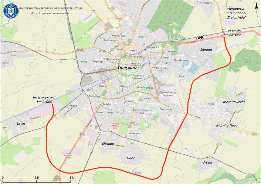 Cătălin Drulă anunţă deblocarea proiectului Centurii Timişoara Sud, odată cu emiterea autorizaţiei de construire pentru suprafeţele de teren suplimentare