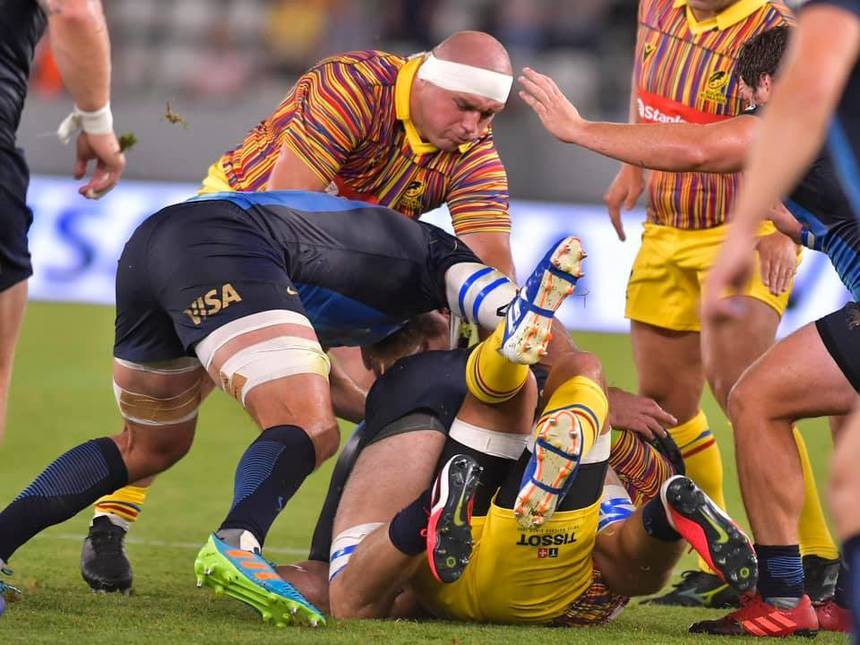 România – Argentina, scor 17-24, într-un meci test de rugby / A fost prima confruntare pe noul stadion Arcul de Triumf