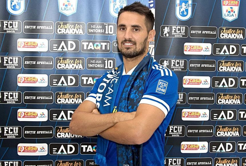 Atacantul Hugo Vieira, la FC U Craiova