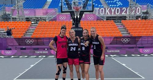 JO, baschet 3×3: România – China, scor 10-21, în primul meci din competiţie