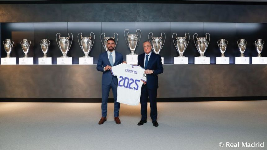 Dani Carvajal şi-a prelungit contractul cu Real Madrid