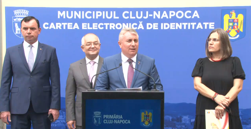 Bode: Astăzi dăm startul emiterii cărţii de identitate electronică, în cadrul unui proiect-pilot pentru care am ales municipiul Cluj-Napoca