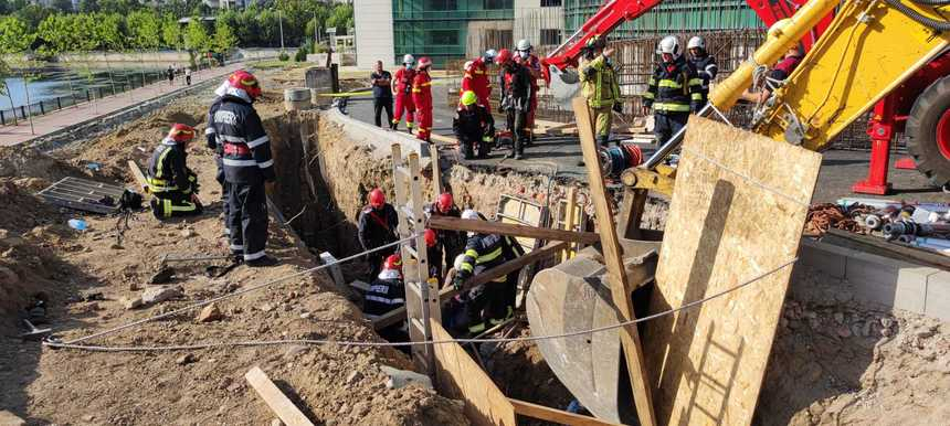 Cinci consilieri USR PLUS au depus la Parchetul Sectorului 3 o plângere penală cu privire la accidentul de pe un şantier de lângă Biblioteca Naţională