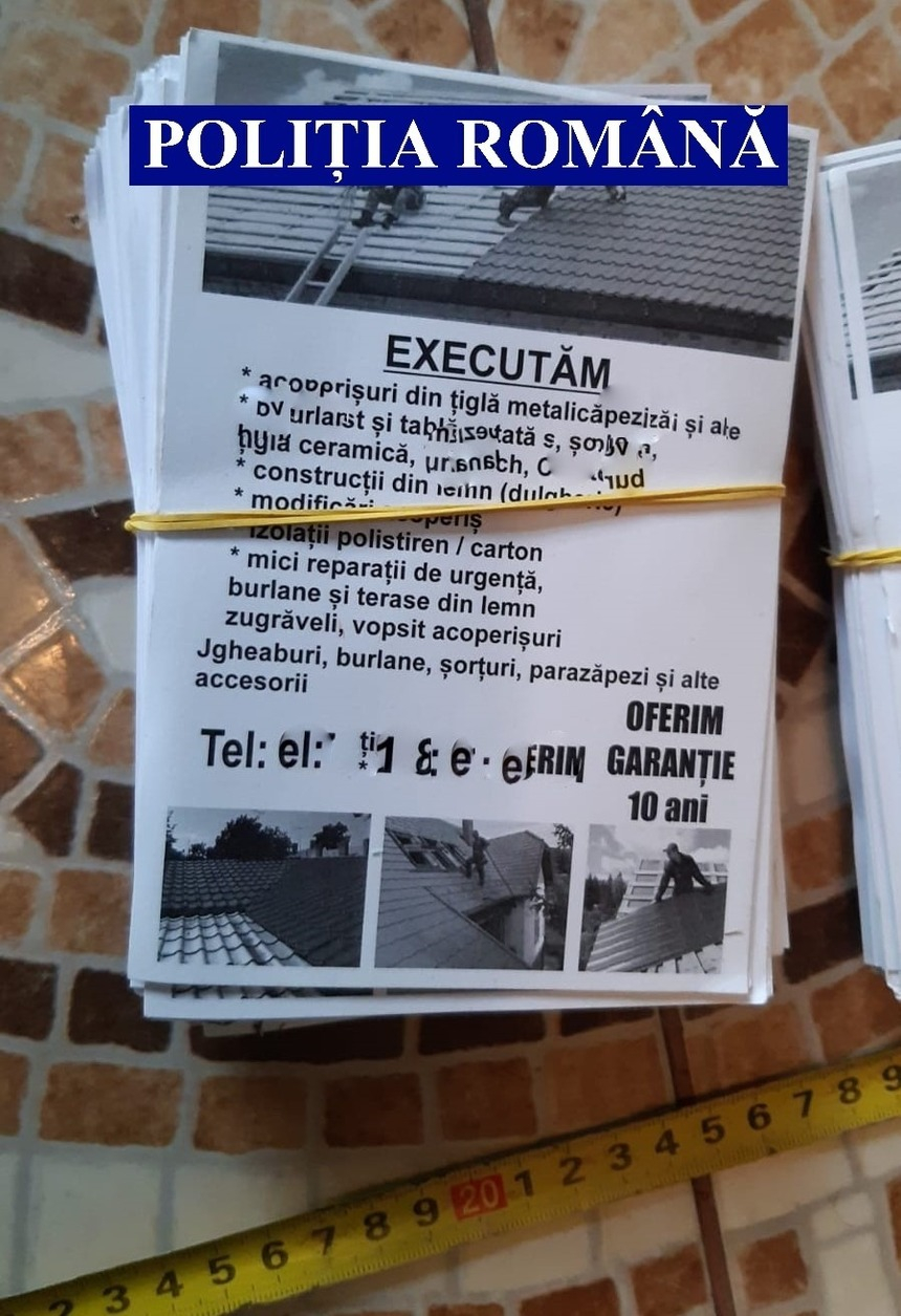 Descinderi ale poliţiştilor într-un dosar de şantaj prin metoda ”acoperişul” / Mai mulţi bărbaţi, suspectaţi că au extorcat sume mari de bani după lucrări în domeniul construcţiilor