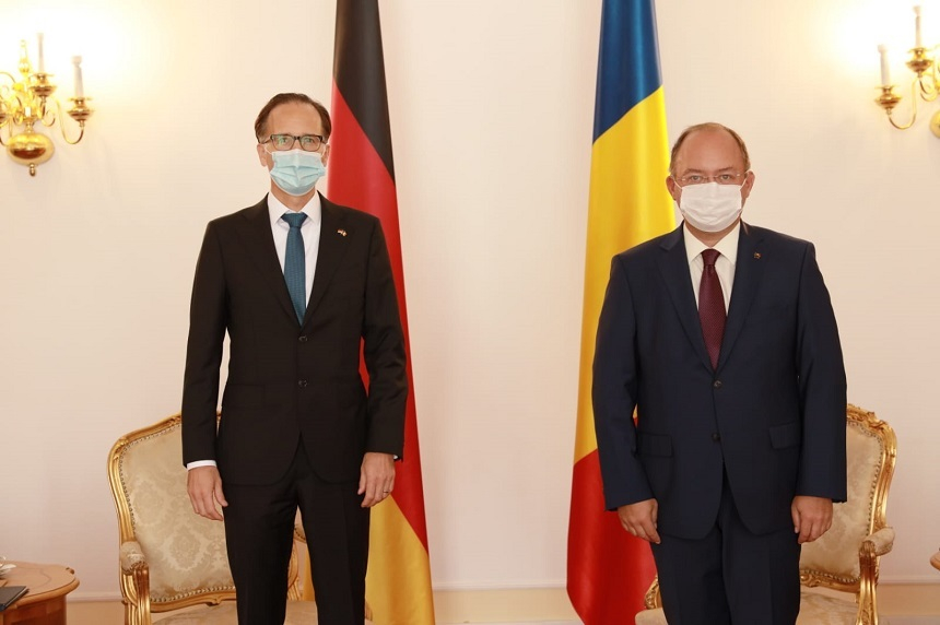 Noul ambasador al Germaniei la Bucureşti, primit de ministrul Bogdan Aurescu – FOTO