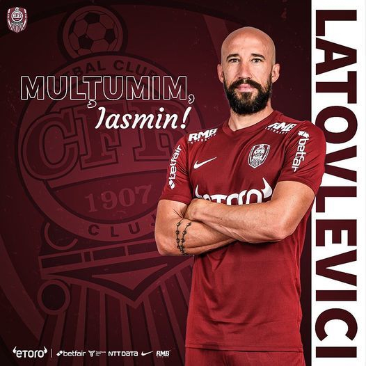 Iasmin Latovlevici pleacă de la CFR Cluj