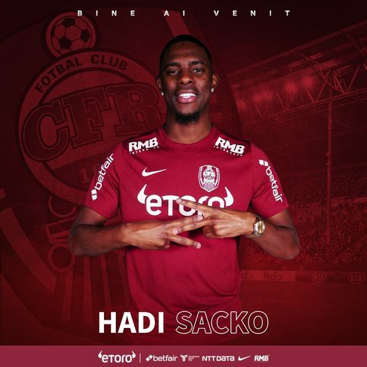 Atacantul Hadi Sacko la CFR Cluj