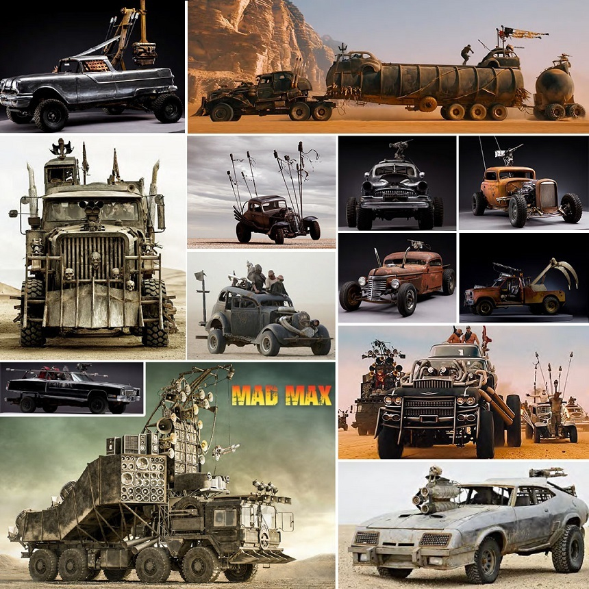 Vehicule uriaşe din blockbusterul distopic „Mad Max Fury Road”, în licitaţie în Australia