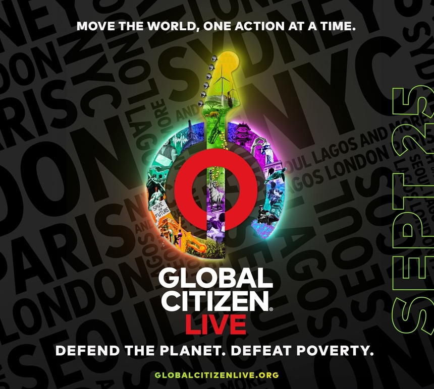 Global Citizen Live – Concerte gigant pentru planetă, sâmbătă, cu 70 de artişti care vor cânta în 15 oraşe