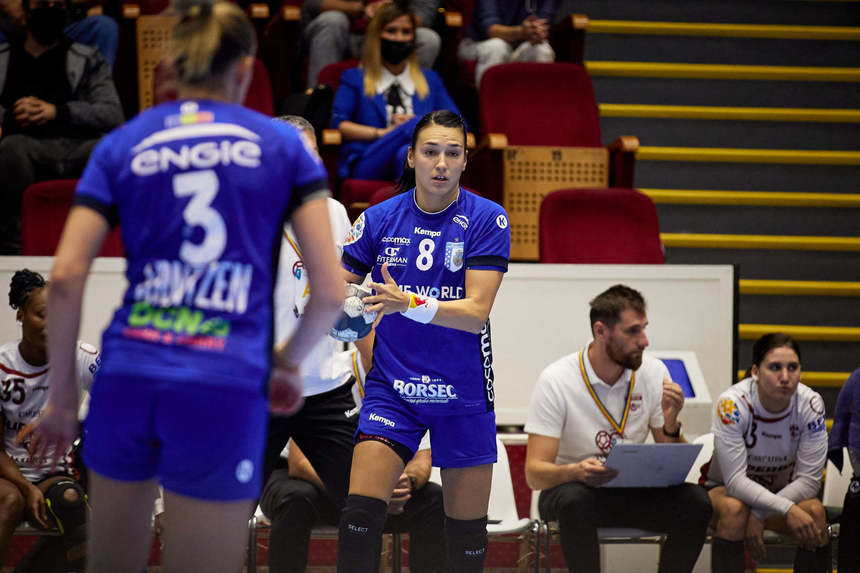 CSM Bucureşti, prima victorie din grupa A a Ligii Campionilor la handbal feminin