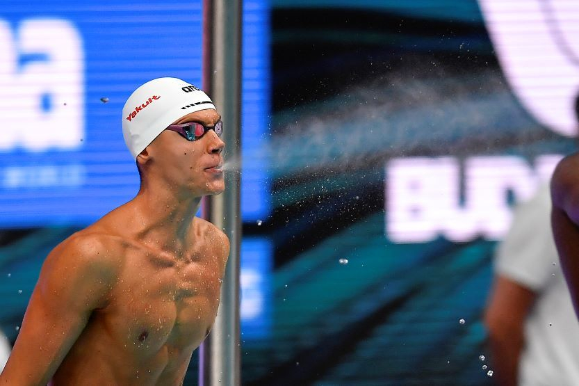 David Popovici concurează vineri la 100 m liber, la Campionatul European de nataţie. România este reprezentată de 11 sportivi la competiţia de la Roma