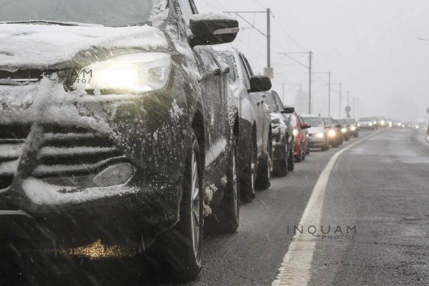 Trafic intens către zona montană, pe DN1 Ploieşti – Braşov