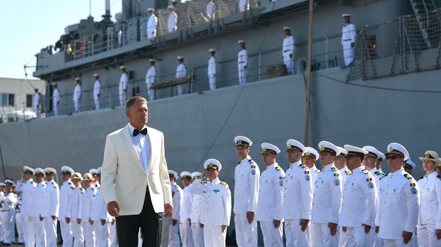 Preşedintele Klaus Iohannis va participa la manifestările de Ziua Marinei, în Portul Militar Constanţa