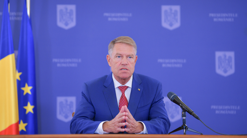 Klaus Iohannis lansează în dezbatere publică Raportul „Limitarea schimbărilor climatice şi a impactului lor: o abordare integrată pentru România”