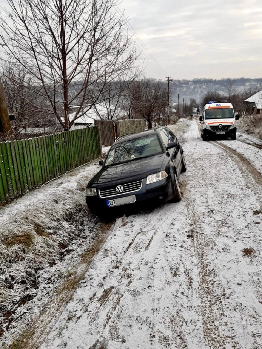 Botoşani: Un bărbat de 47 de ani a murit după ce a fost strivit de propriul autoturism