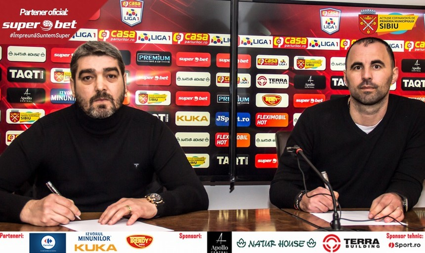 Liviu Ciobotariu este noul antrenor principal al FC Hermannstadt