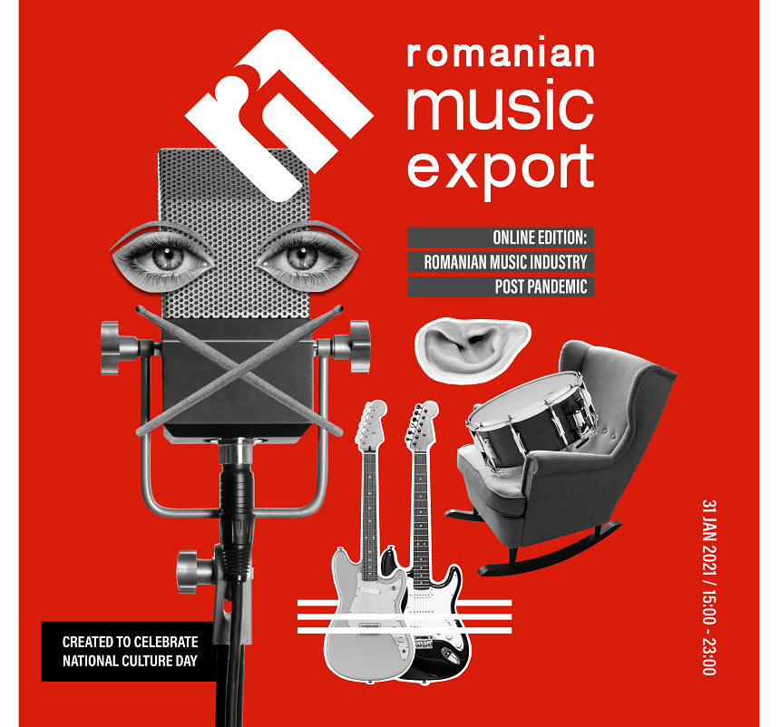 Program românesc de promovare şi de export muzical la nivel european, în ianuarie – Discuţii şi concerte, online