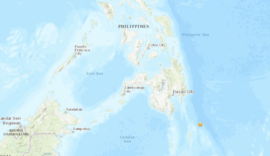 Cutremur de magnitudinea 7 în larg, la sud de Filipine