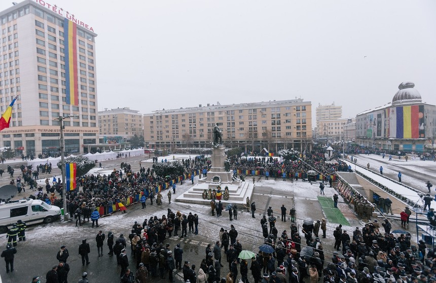 Fără discursuri şi fără Hora Unirii, duminică, la manifestările de la Iaşi dedicate Unirii Principatelor Române